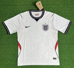 (S-4XL) 26-27 England Home White Thailand Soccer Jersey AAA-403