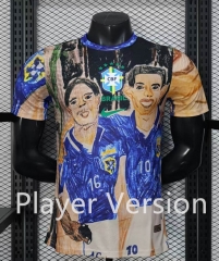 Player Version 26-27 Special version Brazil Blue&Yellow Thailand Soccer Jersey AAA-888
