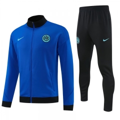 26-27 Inter Milan Color Blue Thailand Soccer Jacket Uniform-4627