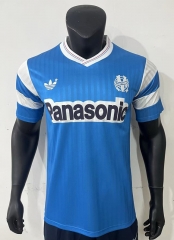 Retro Version 90-91 Olympique de Marseille Away Blue Thailand Soccer Jersey AAA-0871
