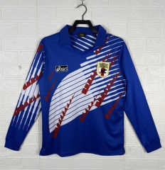 Retro Version 1994 Japan Home Blue LS Thailand Soccer Jersey AAA-2663