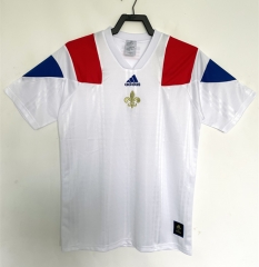 Retro Version 2000 Paris White Thailand Soccer Jersey-811