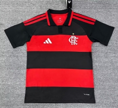 Without Sponsor (S-4XL) 26-27 Flamengo Home Red&Black Thailand Soccer Jersey AAA-9070