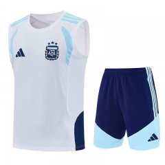 26-27 Argentina White Thailand Soccer Vest Uniform-4627