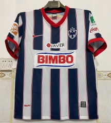 (S-3XL) Retro Version 09-10 Monterrey Home Blue&White Thailand Soccer Jersey AAA-6895