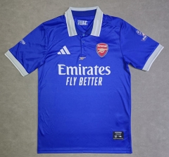 25-26 Arsenal Blue Thailand Polo Shirt-4728