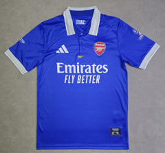 25-26 Arsenal Blue Thailand Polo Shirt-4728