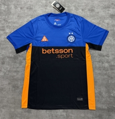 (S-4XL) 25-26 Inter Milan 3rd Away Blue&Black Thailand Soccer Jersey AAA-4506