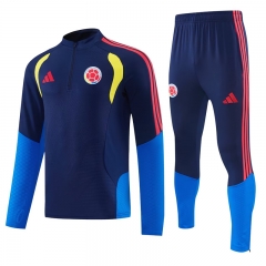 26-27 Colombia Royal Blue Thailand Soccer Tracksuit-4627