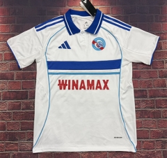 (S-4XL) 25-26 RC Strasbourg Home White Thailand Soccer Jersey AAA-1424