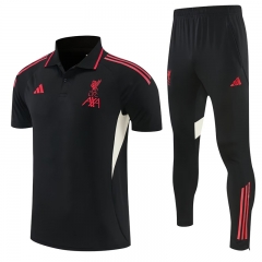 26-27 Liverpool Black Thailand Polo Uniform-4627