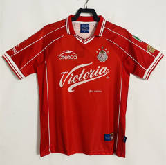 Retro Version 99-00 Deportivo Toluca FC Home Red Thailand Soccer Jersey AAA-811