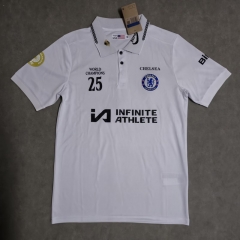 25-26 Chelsea White Thailand Polo Shirt-4728