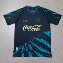 (S-4XL) 26-27 Special Version Napoli Cyan Thailand Soccer Jersey AAA-0485