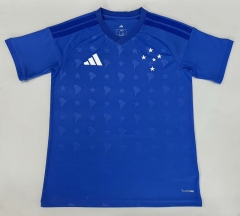 (S-4XL) 26-27 Cruzeiro EC Home Blue Thailand Soccer Jersey AAA-5668