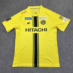 26-27 Kashiwa Reysol Home Yellow Thailand Soccer Jersey AAA-417