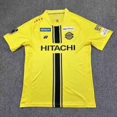 26-27 Kashiwa Reysol Home Yellow Thailand Soccer Jersey AAA-417