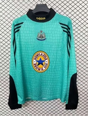 Retro Version 97-98 Newcastle United Goalkeeper Green LS Thailand Soccer Jersey AAA-2044