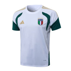 26-27 Italy White Short-sleeved Thailand Soccer Tracksuit Top -815