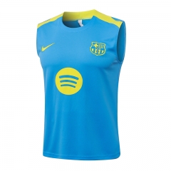 25-26 Barcelona Light Blue Thailand Soccer Tracksuit Vest-815