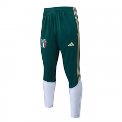 26-27 Italy Dark Green Thailand Soccer Tracksuit Long Pants-815