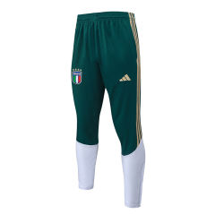 26-27 Italy Dark Green Thailand Soccer Tracksuit Long Pants-815