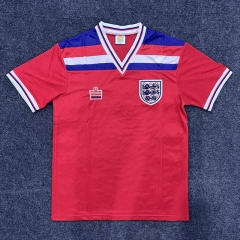 Retro Version 1982 England Away Red Thailand Soccer Jersey AAA-9662