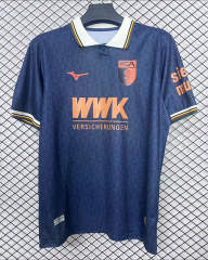 (S-4XL) 26-27 FC Augsburg Royal Blue Thailand Soccer Jersey AAA-2044