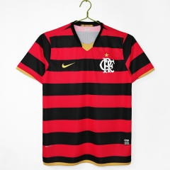 Retro Version 2008 Flamengo Home Red&Black Thailand Soccer Jersey AAA-C1046