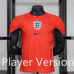 Player Version 26-27 England Away Red Thailand Soccer Jersey AAA-888