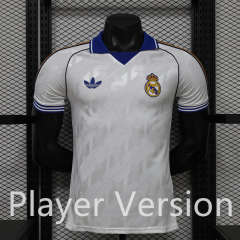 (S-3XL) Player Version 26-27 Retro Version Real Madrid White Thailand Soccer Jersey AAA-888