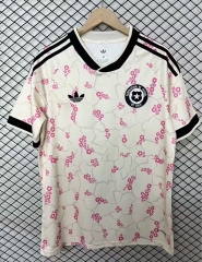 (S-4XL) 26-27 Chile Away Beige Thailand Soccer Jersey AAA-2044