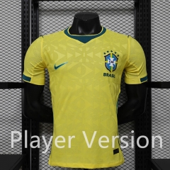 (S-3XL) Player Version 26-27 Brazil Home Yellow Thailand Soccer Jersey AAA-888