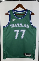 2026 Retro Edition Dallas Mavericks #77 Green NBA Jersey-311