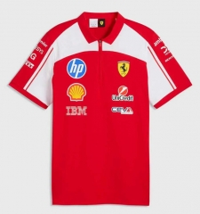 (S-5XL) 2026 Ferrary Red Formula One Racing Suit