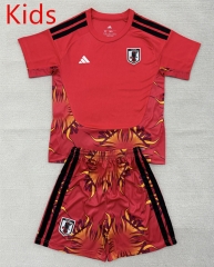 26-27 Japan Goalkeeper Red Kids/Youth Soccer Uniform-AY