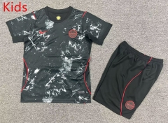 26-27 Canada Away Black Kids/Youth Soccer Uniform-7809