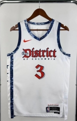 2025 City Edition Washington Wizards White #3 NBA Jersey-311