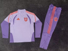 26-27 Club Universidad de Chile Purple  Thailand Soccer Tracksuit-5303