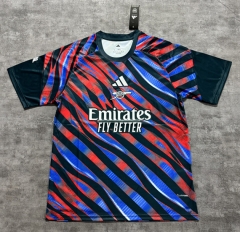 (S-4XL) 26-27 Arsenal Red&Blue Thailand Training Soccer Jersey AAA-4506