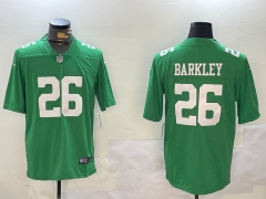 (Logo 1) Fashion Version Philadelphia Eagles Green #26 NFL Jersey-0840