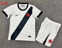 26-27 CR Vasco da Gama Away White Kids/Youth Soccer Uniform-7809