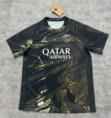 (S-4XL) 25-26 Night Edition Paris Black Thailand Soccer Jersey-4506