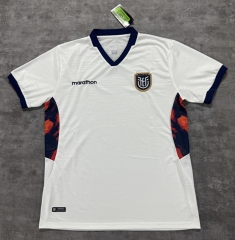 (S-4XL) 2026 Ecuador 2nd Away White Thailand Soccer Jersey AAA-4506