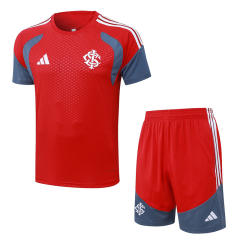 26-27 Brazil SC Internacional Red Short-Sleeve Thailand Soccer Tracksuit-815
