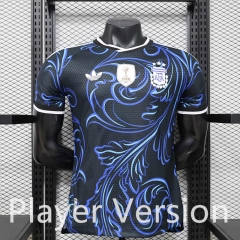 Player Version 26-27 Argentina Away Blue&Black Thailand Soccer Jersey AAA-888
