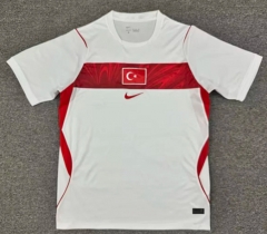 (S-4XL) 26-27 Turkey Away White Thailand Soccer Jersey AAA-512