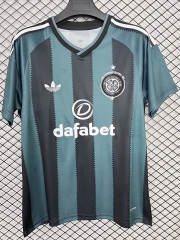 (S-4XL) 26-27 Celtic Away Blue&Black Thailand Soccer jersey AAA-2044