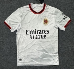 (S-4XL) 26-27 AC Milan Away White Thailand Soccer Jersey-2483