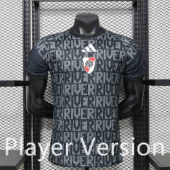 Player Version 26-27 Special Version River Plate Black&Grey Thailand Soccer Jersey AAA-888
